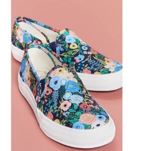 Keds Women's x Rifle Paper Co. Double Garden Party Canvas Slip-On Sneakers 7.5
